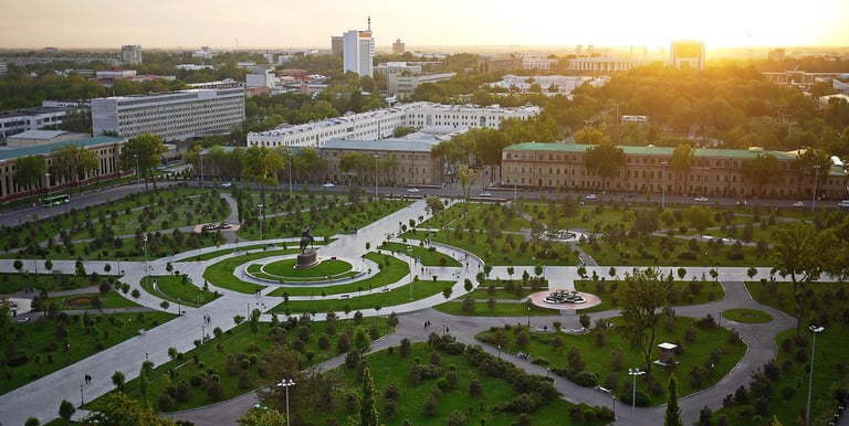 Amir Temur Square, Tashkent, Uzbekistan