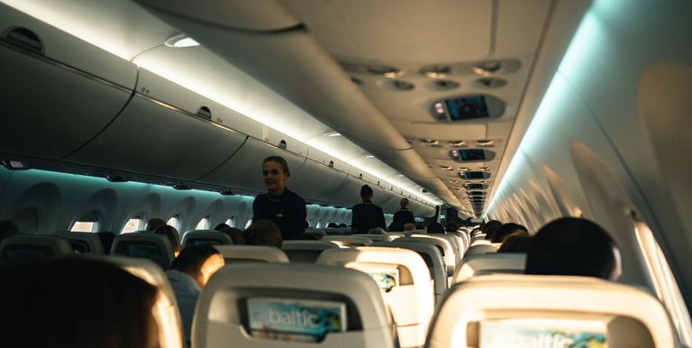 Airplane from inside
