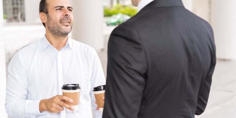 Executive and Concierge Assistant is Talking to each other