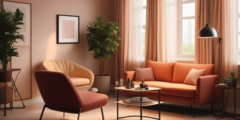 A professional consultation setting with a medical professional sitting at a desk facing a client. The room has a modern aesthetic with white walls decorated with framed certificates. The desk is organized with office supplies, a laptop, and a fruit bowl in the center.