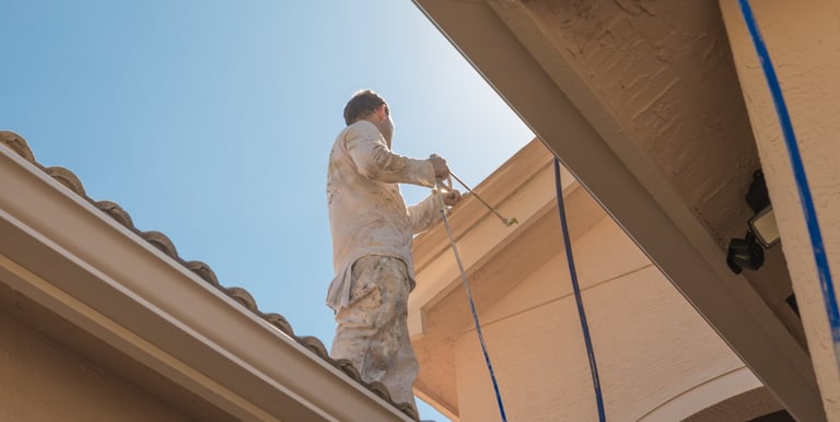 Peinture Extérieur de maison résidentiel