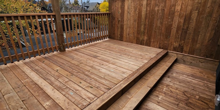 A Custom Toronto Third Story Deck