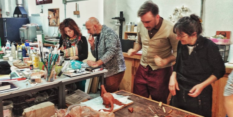 Talleres adultos. Cerámica La Casa de Las Arañas