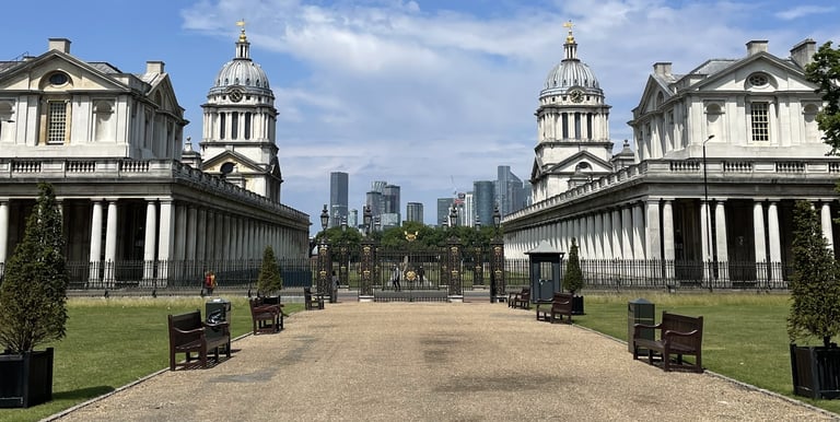 Royaume Uni - Londres vue depuis les jardins de la maison de la Reine