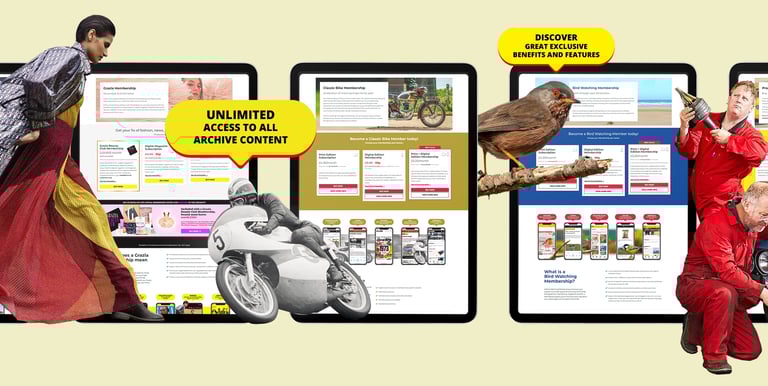 Membership Pages created by Michael Brasuela who is a Graphic & Web Designer | MVB CREATIVE