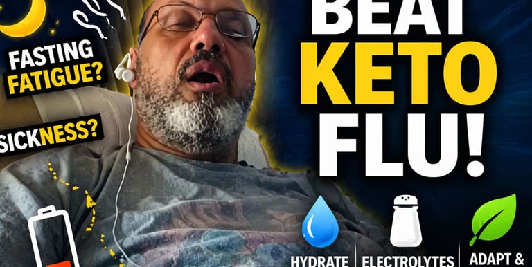 🌙Fasting Fatigue , Sickness? Beat Keto Flu