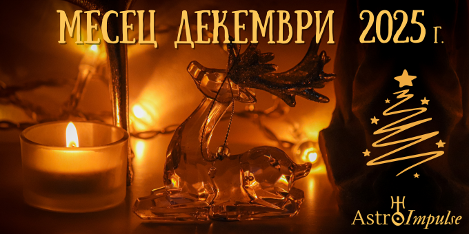 Астрологична прогноза за месец Декември 2025г.