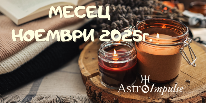 Астрологична прогноза за месец Ноември 2025г.