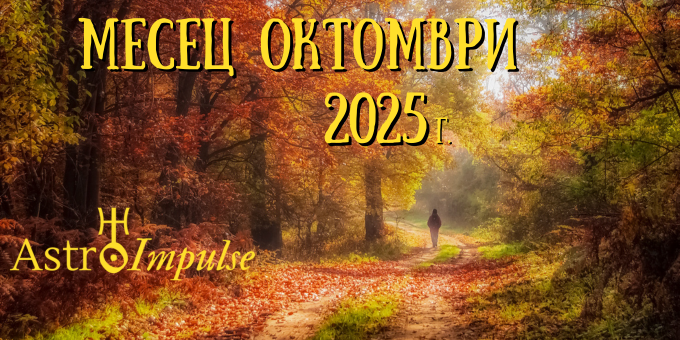 Астрологична прогноза за месец Октомври 2025г.