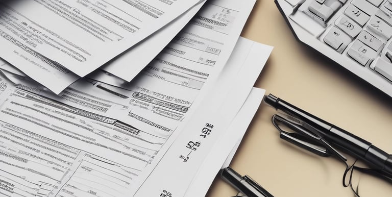 A friendly team of tax advisors discussing strategy with clients in an office setting.