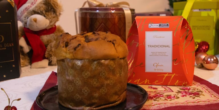 Panetone Ofner Tradicional de Frutas. Foto: Rafael Carvalho Lima