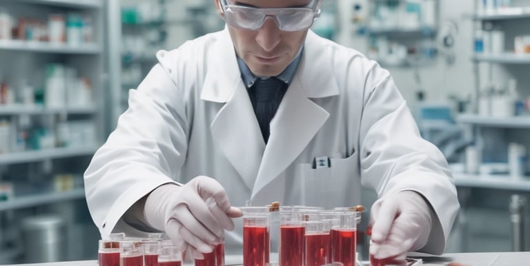 A skilled technician carefully assembling products on a manufacturing line.