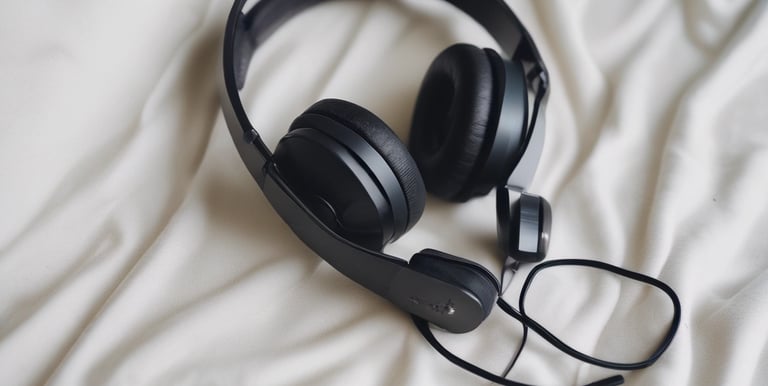 Close-up of hands gently holding mala beads during a mindfulness practice.