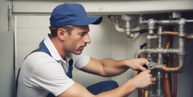 A sleek modern workspace with a laptop displaying a professional website design.