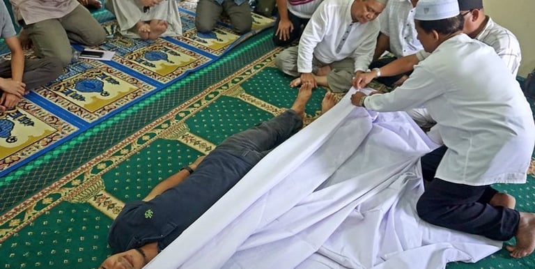 contoh salah satu urus jenazah