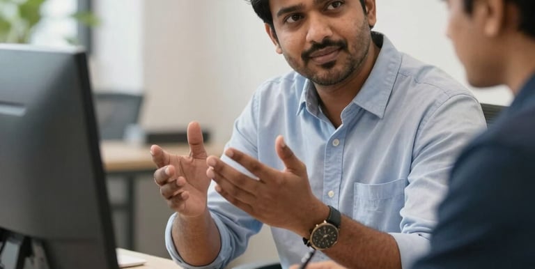 A professional surveyor inspecting a fire-damaged commercial building.