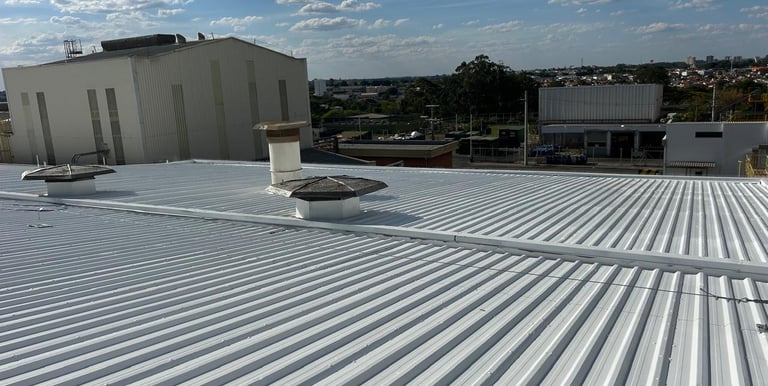 Telhados brancos isolamento térmico