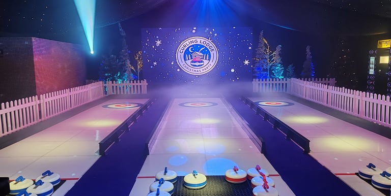 Christmas Curling Lanes