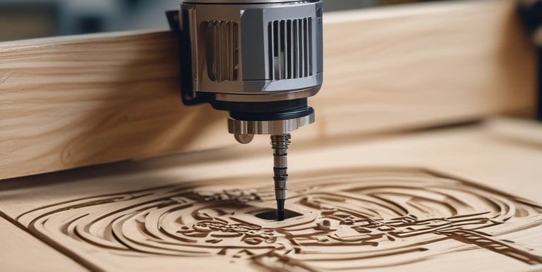 A 3D printer creating a detailed architectural model layer by layer.