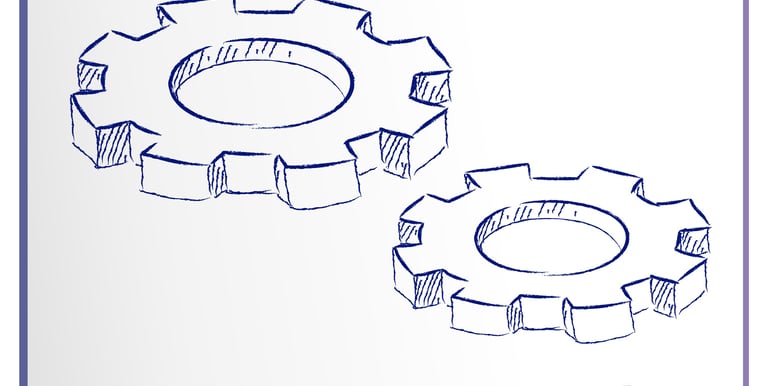 Image of sketched cogs