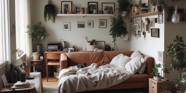 A 2013 Ford F350 dually towing a black dump trailer filled with assorted junk on a sunny day.