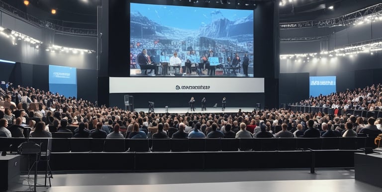 Professional team working on digital marketing strategies in a modern office.