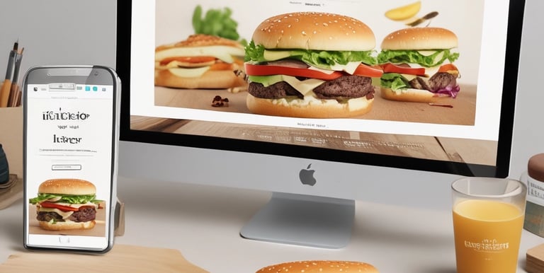 Professional team working on digital marketing strategies in a modern office.