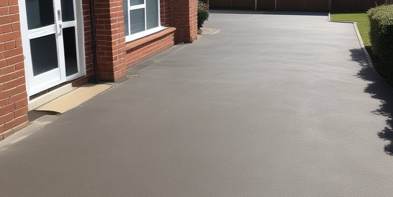 High-pressure water spray cleaning a Melbourne driveway with clear before-and-after contrast.