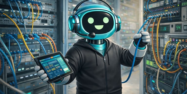 Caso de uso en telecomunicaciones con panel unificado para controlar WhatsApp y llamadas con IA