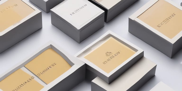 Close-up of colorful mailer and rigid boxes showcasing detailed printing and sturdy construction.