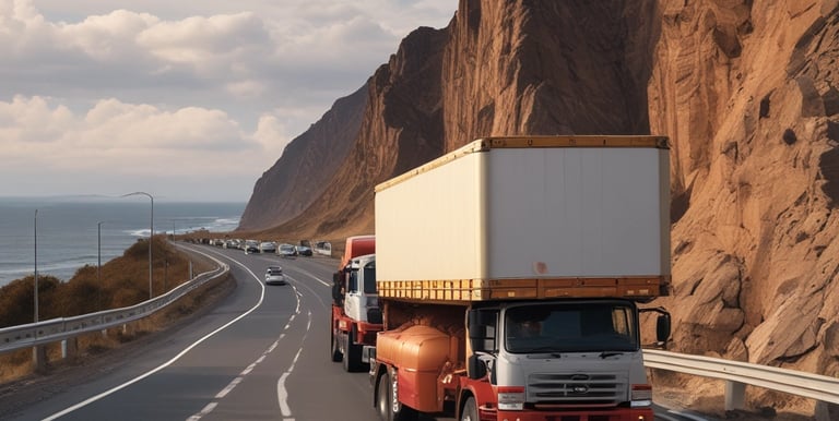 Close-up of hands exchanging documents related to cargo protection insurance.