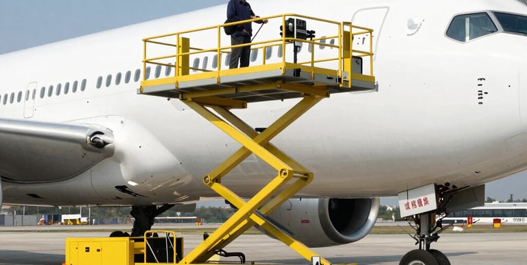 A bustling international shipping port with containers being loaded and unloaded under clear skies.