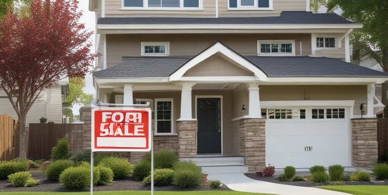 A smiling veteran couple reviewing home loan documents with a friendly advisor in a cozy office.