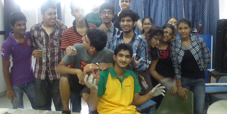 Art Exchange Program at children Academy by Anuragk Gupta