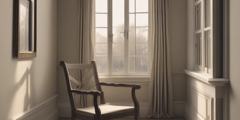Minimalist architectural detail with soft stone textures and warm gray shadows.