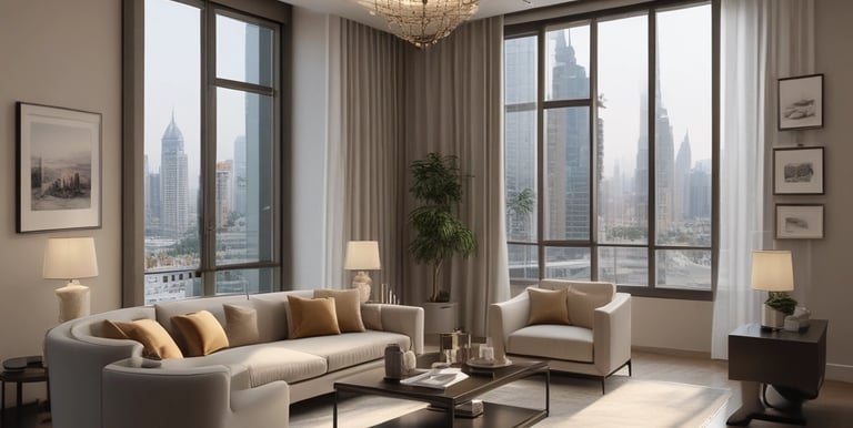 A professional real estate agent discussing property details with clients in a bright office.