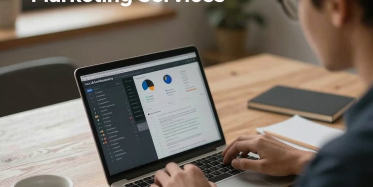 A creative team collaborating over laptops and sketches in a bright modern office.