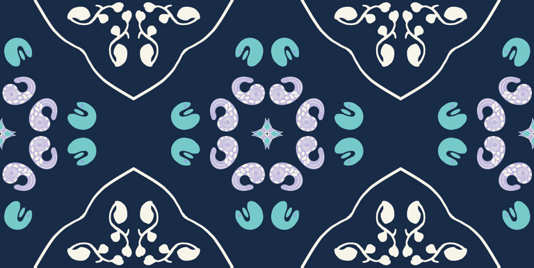 Stylish boho paisley pattern for apparel, accessories, and digital craft downloads.