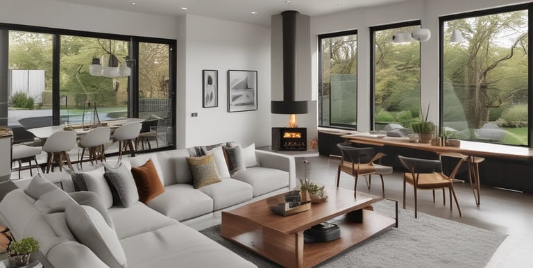 A skilled construction worker laying bricks on a sunny Algarve building site.