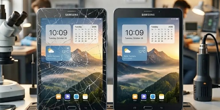 samsung tab, Xioami pad reparatur in peine