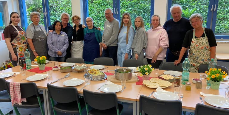 Kochen über den Tellerrand - ein erfolgreiches Projekt von Niederkrüchten hilft