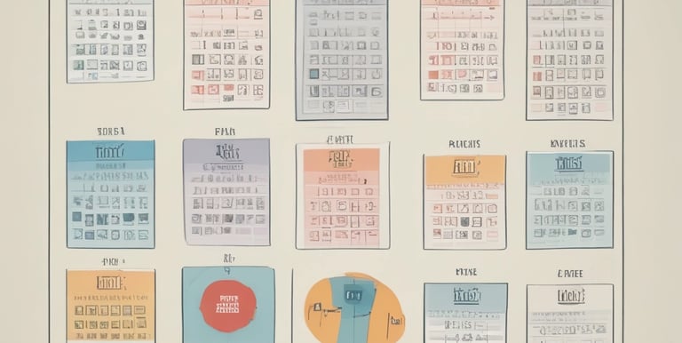 A sleek modern dashboard interface showing different university system options with Pantone color accents.