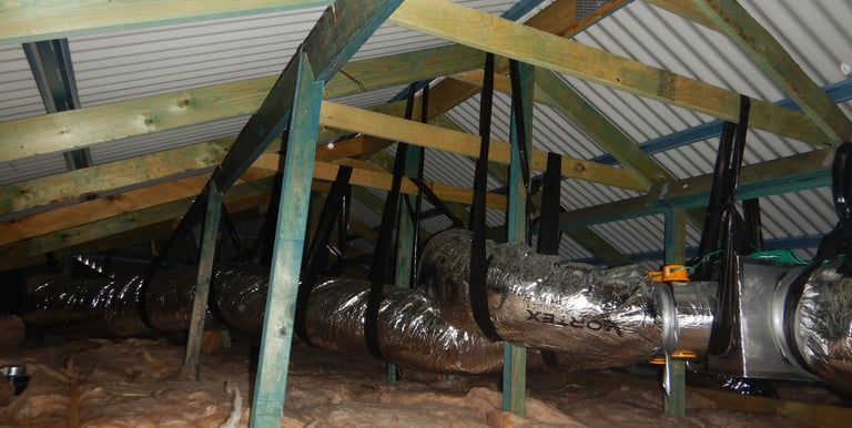 Perth house roof cavity requiring structural fix 