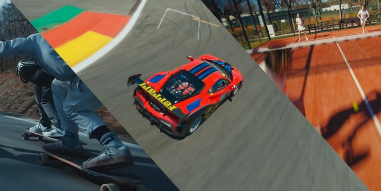 Différents plan filmé en drone FPV