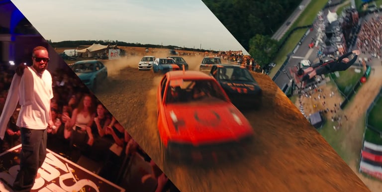 Différents plan filmé en drone FPV