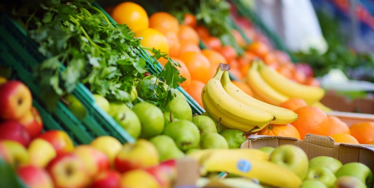 A selection of different fruit