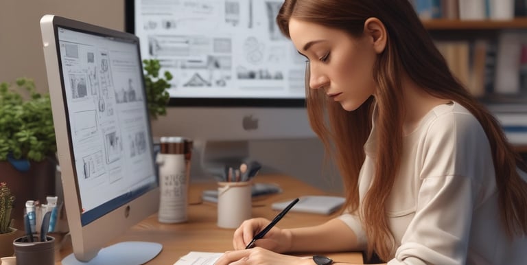 Sleek laptop displaying a vibrant AI-generated video in progress.