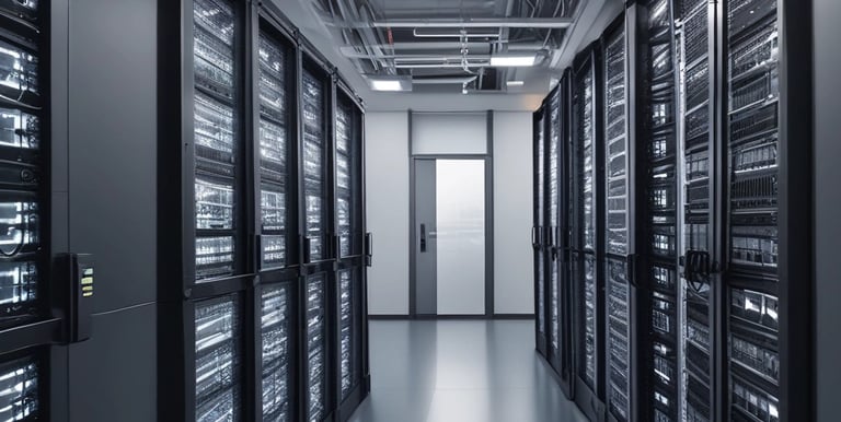 A small business owner happily working on a laptop with a smooth, optimized Wi-Fi connection.