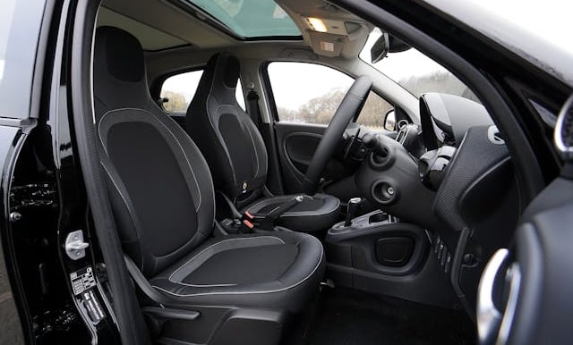 Luxury car inside view