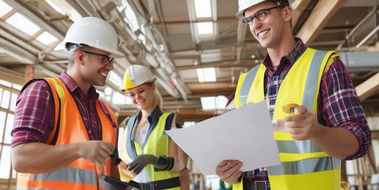 Electrician working on wiring inside a New York City building under construction.
